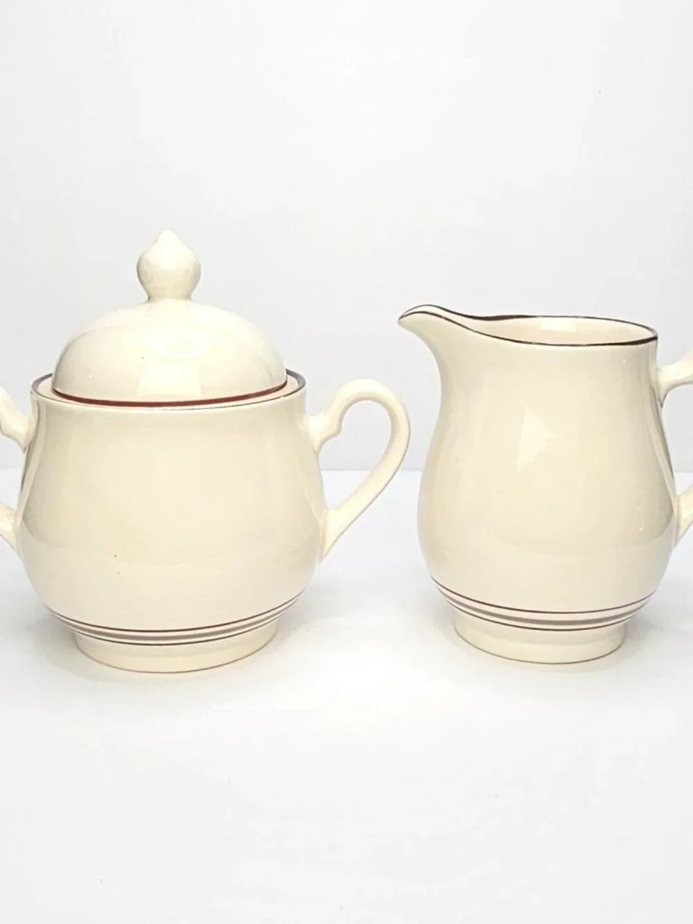 Vintage Keltcraft by Noritake Ireland Creamer & Lidded Sugar Bowl Nutmeg Set
